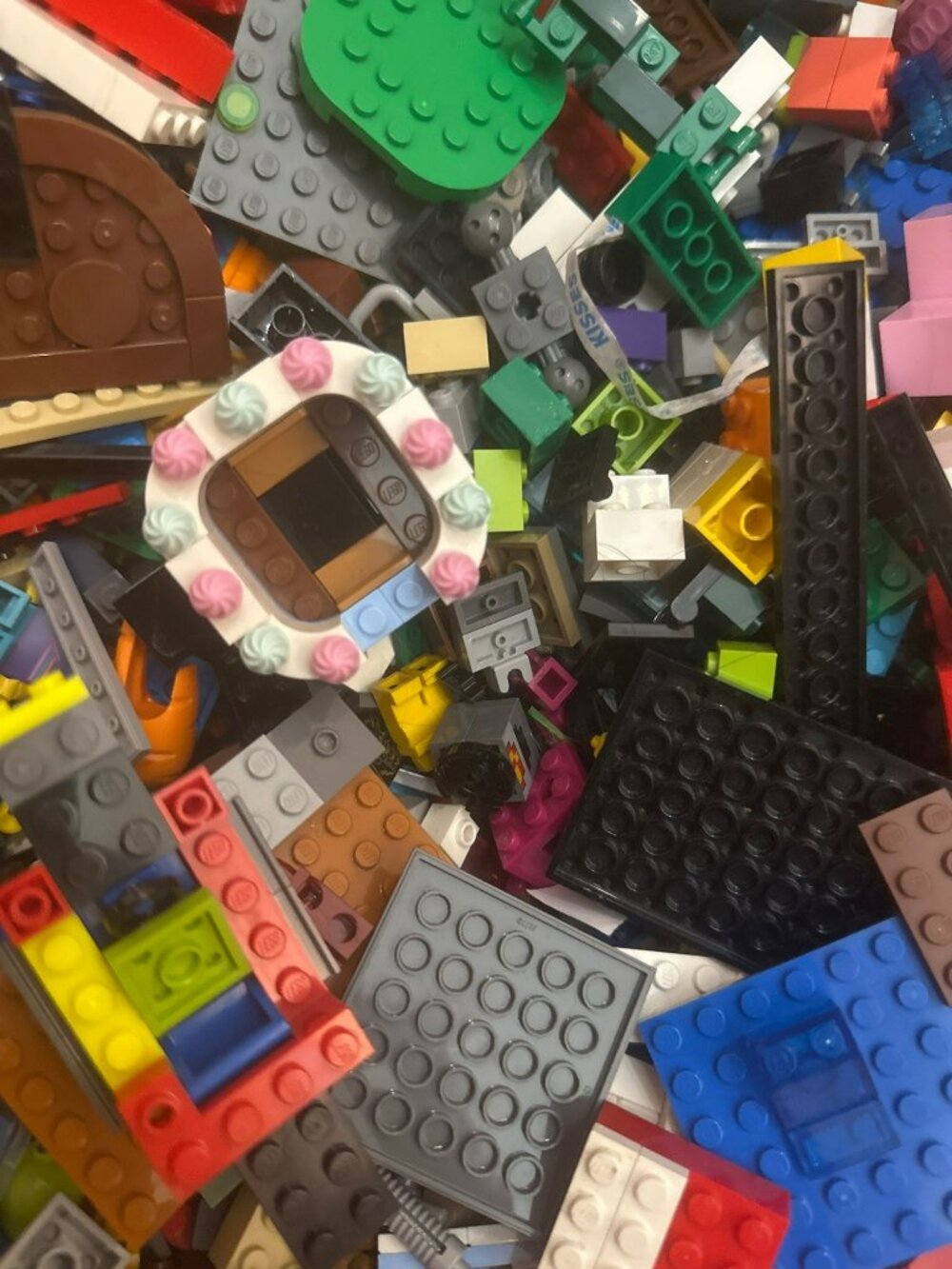 LEGO Bulk Lot Baseplate Brick Mini Figures Minecraft Bomb-Omb Mixed 10 lbs - Picture 5 of 8